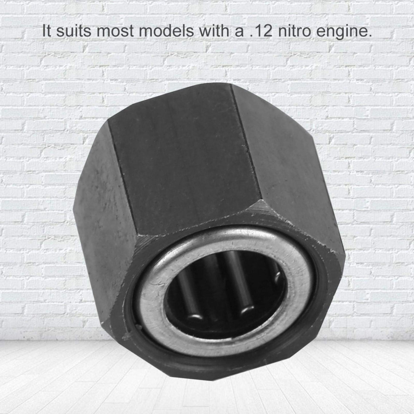 Nitro Engine Hex Nut One Way Bearing R025 RC Spare Part Compatible with hsp redcat Exceed hpi 1/10 Car, plplaaoo 12mm RC Hex Nut