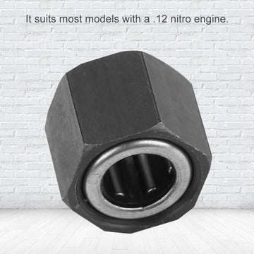 Nitro Engine Hex Nut One Way Bearing R025 RC Spare Part Compatible with hsp redcat Exceed hpi 1/10 Car, plplaaoo 12mm RC Hex Nut