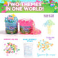 Toysbutty 2 Slime Pack Clear Crystal Slime & Cloud Slime Kit For Girls Boys, Create With Kids Fairy Tales Theme, Premade Slime M