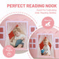 Senodeer Kids Play Tent Indoor: With Mat, Tassel Garland, Star Lights - Pink Girl Tent Playhouse For Toddlers Kids Toys For Boy Girl Birthday Gift For Kids