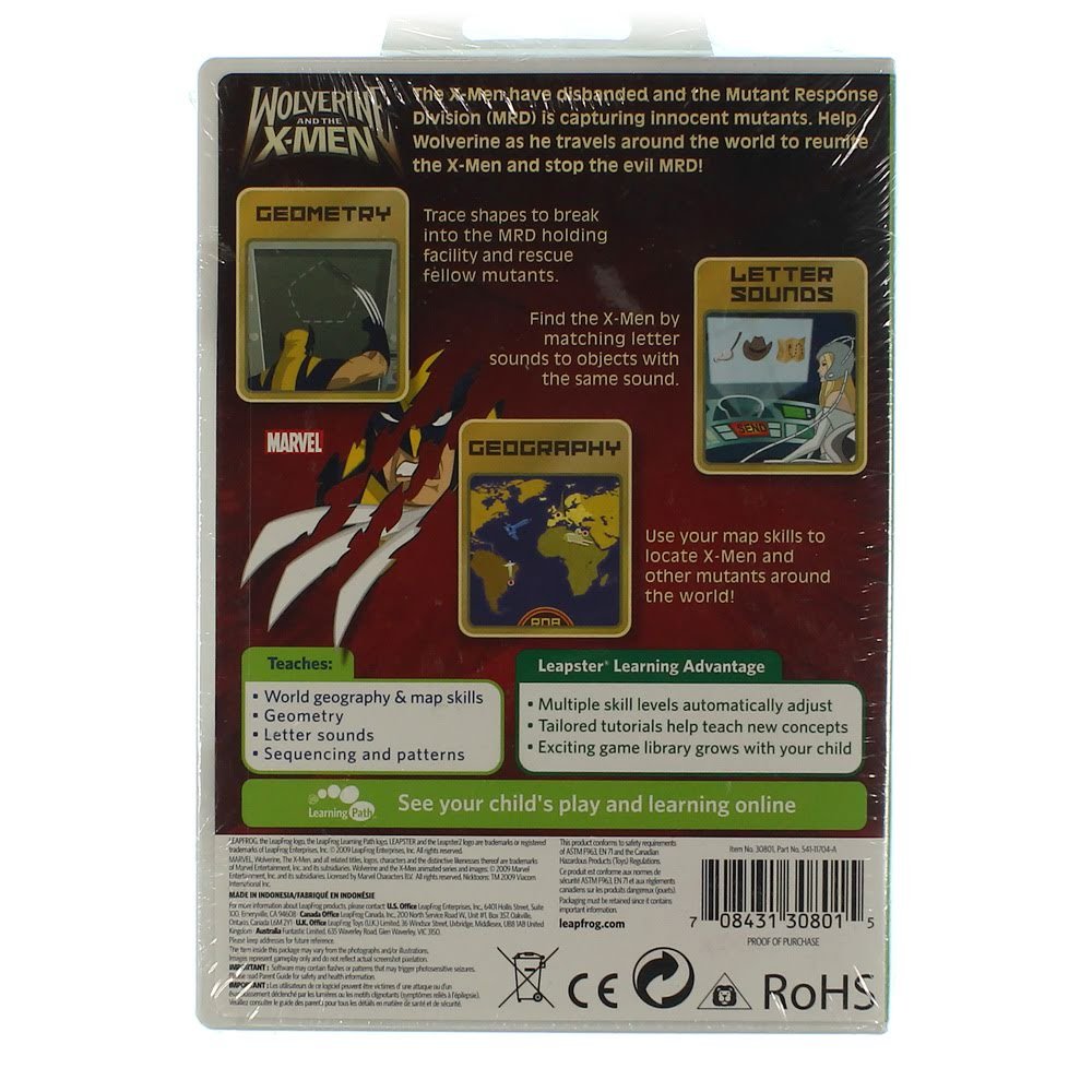 Leapfrog Leapster Learning Game: Wolverine