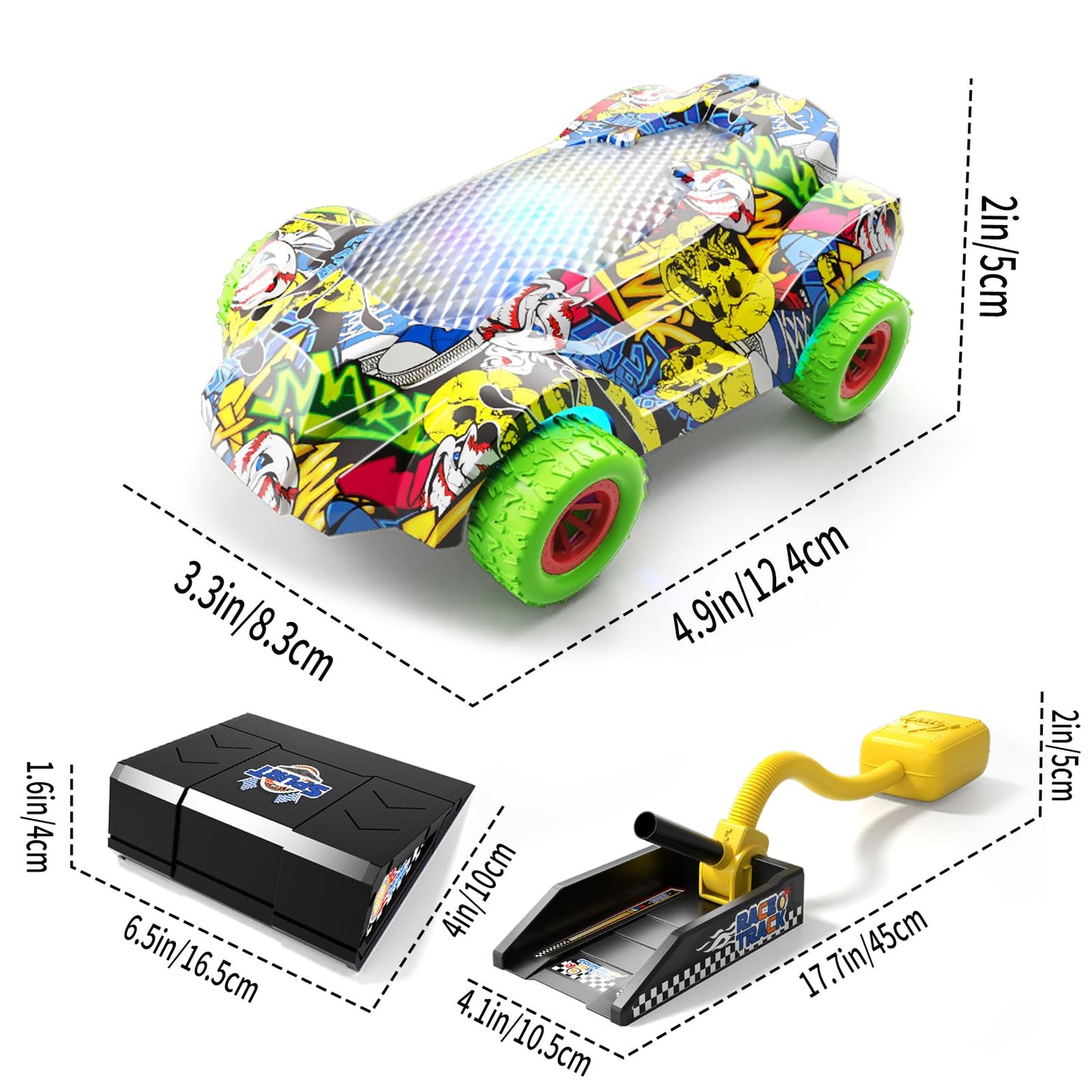 Bennol Toddler Toys Gifts for 3 4 5 6 Year Old Boys, 6 Foam Rocket & 2 Car Launcher Outdoor Outside Toys for Kids Toddlers Boys,
