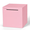Hicocool Piggy Bank For Adults Must Break To Open, Unbreakable Stainless Steel Money Saving Box (Pink, 5.9 Inch)