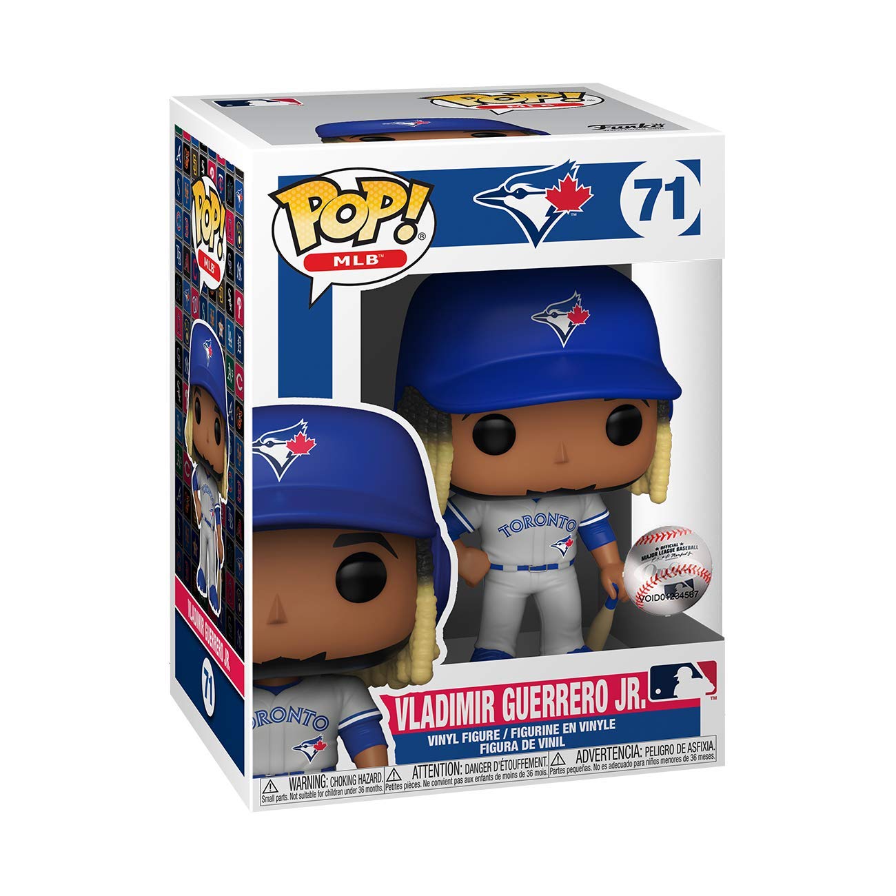 Funko Pop! Mlb: Blue Jays - Vladimir Guerrero Jr. (Road Uniform) Vinyl Collectible Figure