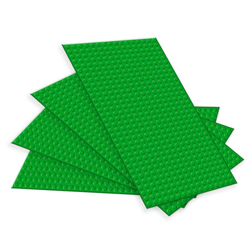 Tormen 10X5 Inch Classic Baseplates, Building Bricks Plates Compatible For Major Brands, Ideal For Kids 6+ & Stem Activities, In