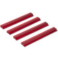 Yellow Mountain Imports Dark Camphor Wooden Mahjong Game Racks With Pushers, 18 Inches - Set Of 4 (Includes Magnetically Attached Mahjong Pushers)