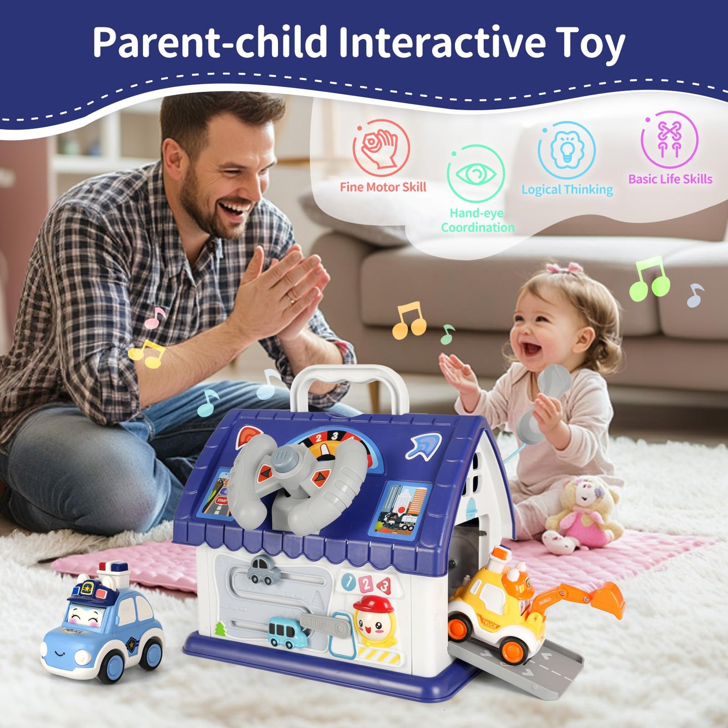 Lawnidyll Toys For 1+ Year Old Boy, 8 In 1 Sensory Toys For Toddlers 1-3, Early Educational Learning Toy For Birthday, Baby Toys