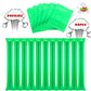 Civaner 48 Pieces Thunder Sticks Team Spirit Boom Sticks Cheering Sticks Plastic Cheerleading Spirit Stick Clapper Inflatable Noise Makers For Sporting Events Dance (Green)