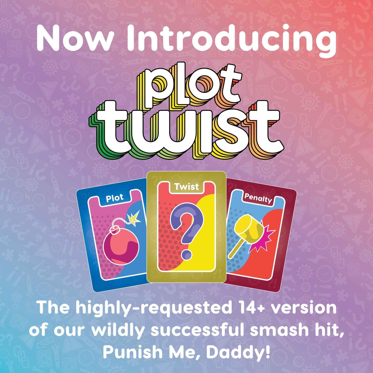 Zombie Ghost Games Plot Twist Card Game - Funny Card Game for Adults & Teens - Purple, Cardstock, Ages 14+