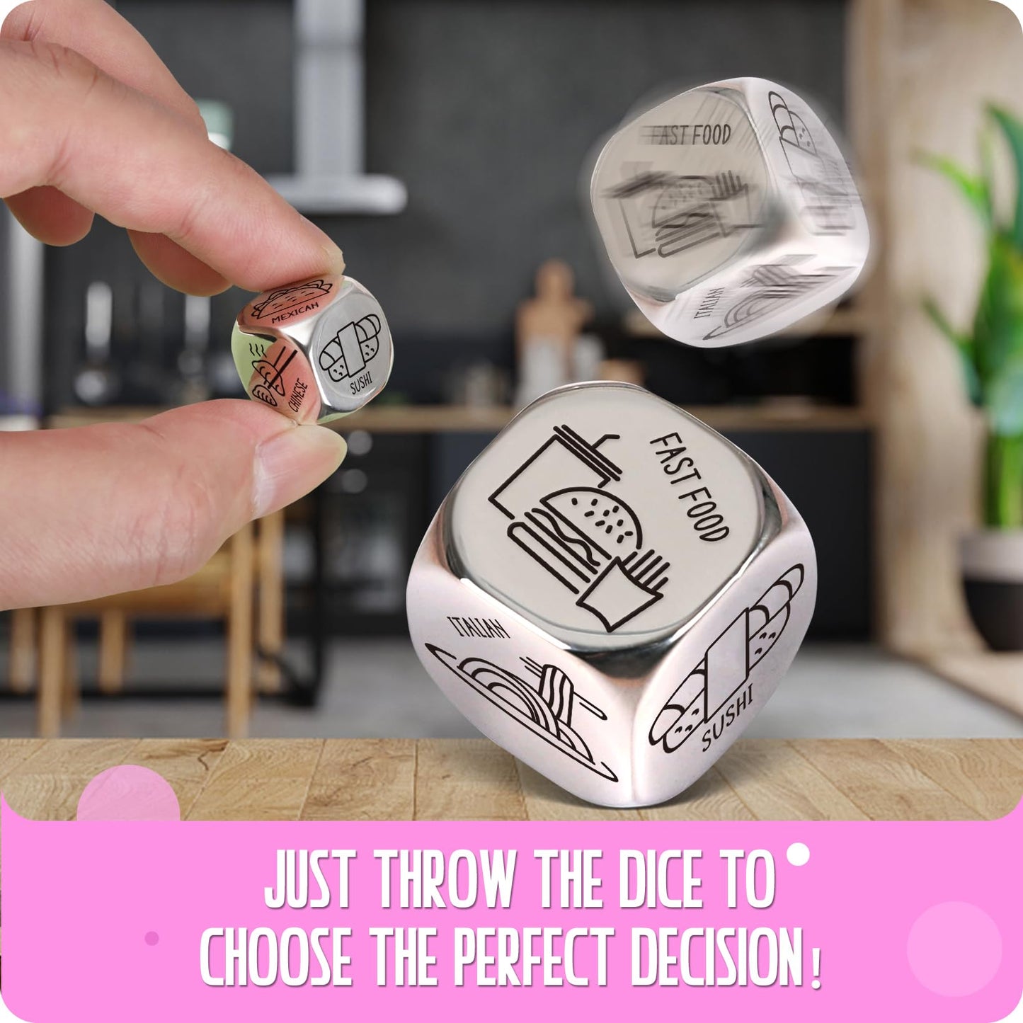 Valentines Day Gifts For Her Him, Funny Date Night Decision Dice For Her Women Gift, Men Women Gifts For Valentines Wife Husband