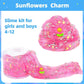 Crystal Slime Kit, 5 Pack Crunchy Clear Glitter Christmas Slime Party Favor Gifts, Stress Relief Toy For Girls And Boys, Soft No