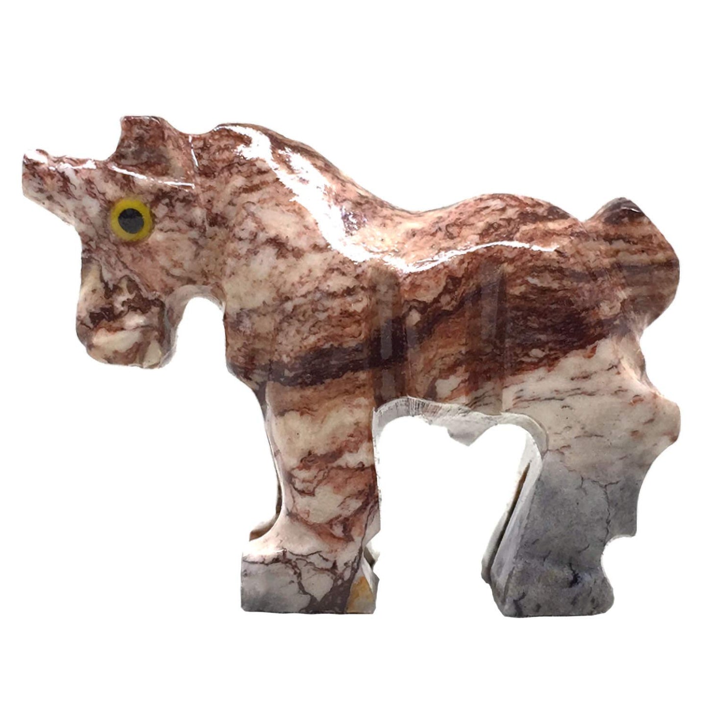 Nelson Creations, Llc 1.5 Inch Unicorn Hand-Carved Soapstone Animal Totem Figurine