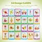 Wooden Pattern Blocks Set 155 Pcs Geometric Shape Puzzle Kindergarten Tangram Brain Teasers Early Educational Montessori For Kids Ages 3-8 With 24 Pcs Design Cards