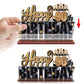 Lingteer Happy 90Th Birthday Gold Acrylic Table Topper Centerpieces Set - Cheers To Ninety Years Old Birthday 90Th Bday Party Gift Decorations.