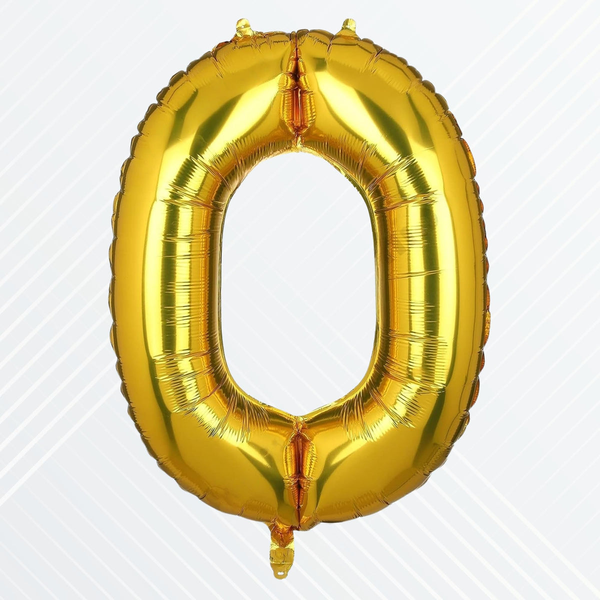 Flyloons Gold Alphabet Letter Foil Balloons for Name O Birthday Decoration Items, Anniversary, Baby Shower, Bachelorette, Weddin