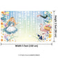 Cheerland 5X3 Ft Alice In Wonderland Backdrop For Girls Birthday Party Decorations Floral Tea Party Easter Bunny Banner Backgrou