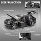 OANMYJJO 1:32 Rolls-Royce Cullinan Die Cast Metal Car Model, Black, Pull Back Toy with Light & Sound for Ages 3+