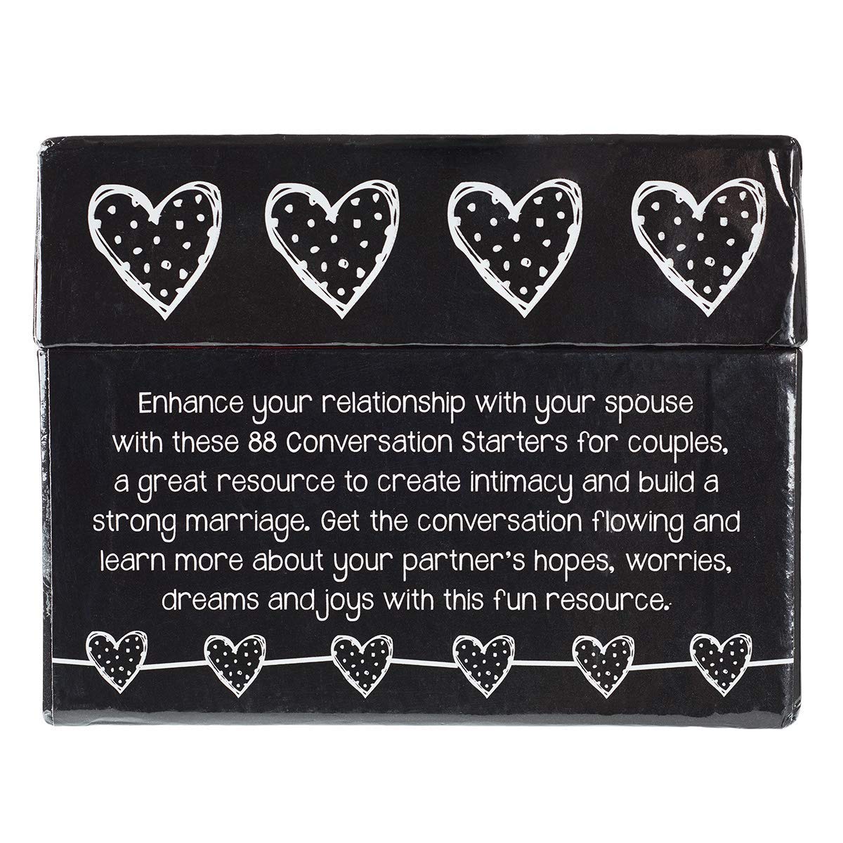 Christian Art Gifts 88 Great Conversation Starters For Husbands And Wives “ Romantic Card Game For Married Couples “ Christian Games, Communication & Marriage Help, Fun Anniversary Or Wedding Gifts