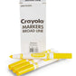Crayola Broad Line Markers - Yellow (12Ct), Markers For Kids, Bulk School Supplies For Classrooms & Teachers