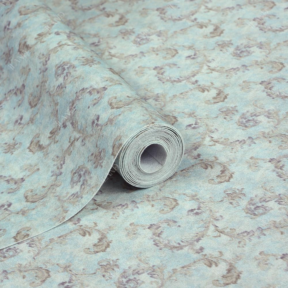 Iland Originality Dollhouse Wallpaper 39 * 15.7 Inch, Dollhouse Accessories On 1:12 Scale Or 1:6 Scale (Vine Dance)