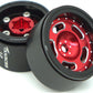 TxXrcss RC 1.0 Beadlock Wheels Offsets -2 Aluminum Rims for AX24 1/18 TRX4M All 1/24 Scale SCX24 Deadbolt RC Crawler Car Wheels