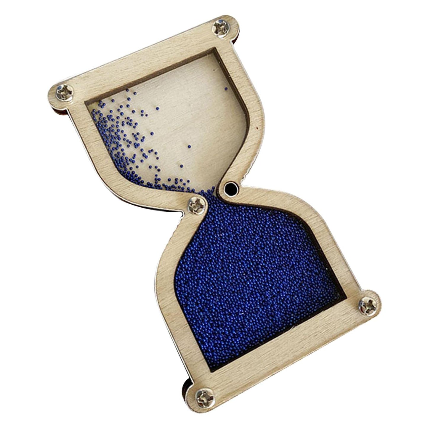 MerishoppKids Wooden Hourglass Toy Montessori Busy Board For Kids Children Dark Blue|Baby|Toys For Baby|Developmental Baby Toys
