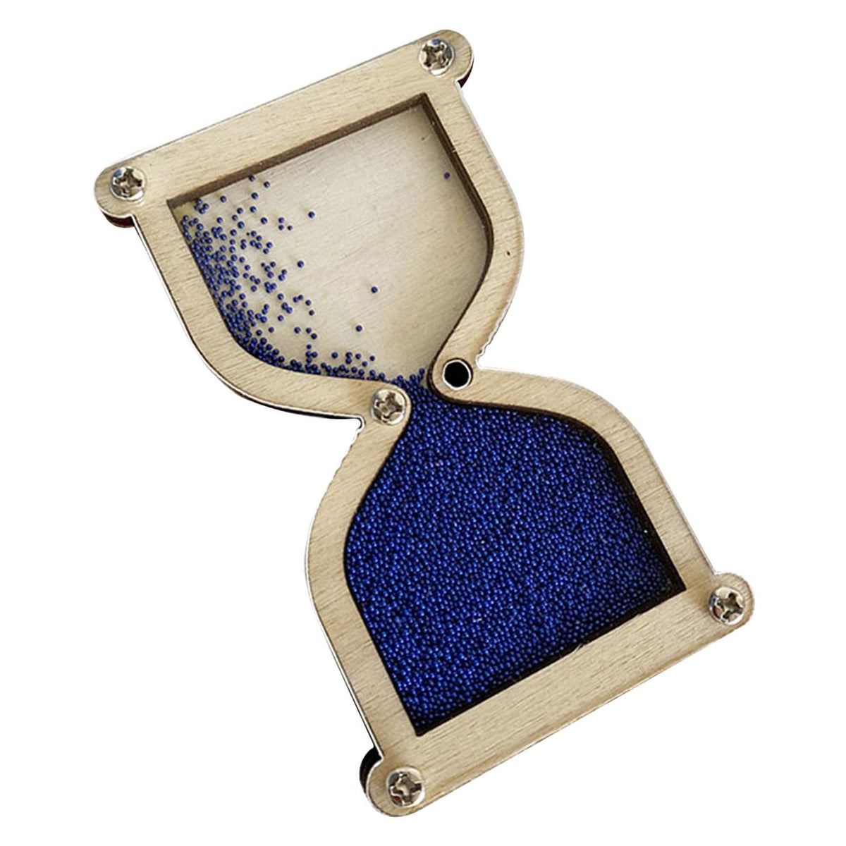 MerishoppKids Wooden Hourglass Toy Montessori Busy Board For Kids Children Dark Blue|Baby|Toys For Baby|Developmental Baby Toys