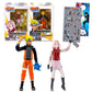 Naruto Action Figure Set  Bundle with Figurines of Uzumaki and Sakura Plus Stickers, More | Naruto Collectible Mini Figures Pac