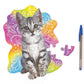 Playhouse Tabby Kitten 25-Piece Die-Cut Shaped Mini Puzzle For Kids