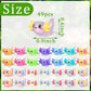 Sonwyoung Mini Axolotl Figures - 49 Pcs, 14 Colors, Glow in the Dark Resin Charms for DIY Garden Dollhouse Decoration