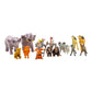 Bible Toys Noah's Ark Playset - 17 Pieces with Noah & 14 Animals, Medium Size, Multicolor Plastic