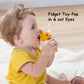 Teething Toys 3 Months Up With Strap To Clip On, Mombella Clown Fish Teether Toy For Babies, Bpa Free, Super Soft Silicone Baby