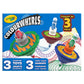 Crayola Colourwhirls (3ct), Spin Art Toy, Spinning Top Toy for Kids, Arts & Crafts Kit, Gift for Boys & Girls, Ages 6, 7, 8