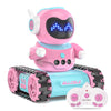 Allcele Kid Robot, Led Rc Robot Toys, Rc Robot For Girls With Walkie Talkie, Programming, Music, Demo And Led Function, Remote C