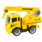Take-A-Part Friction Powered Construction Trucks With Crane, Excavator, Mixer, Dump Truck