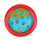 Musfunny Ocean Drum Wave Bead Drum Gentle Sea Sound Music Gift Musical Educational Sea Sound Drum Tool For Kid Child Baby (Red)