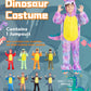 Dearsun Child'S T-Rex Dinosaur Costume Dinosaur Costume For Kids Fancy Dress Costume Hooded Romper Jumpsuit (Xs/90, Blue)