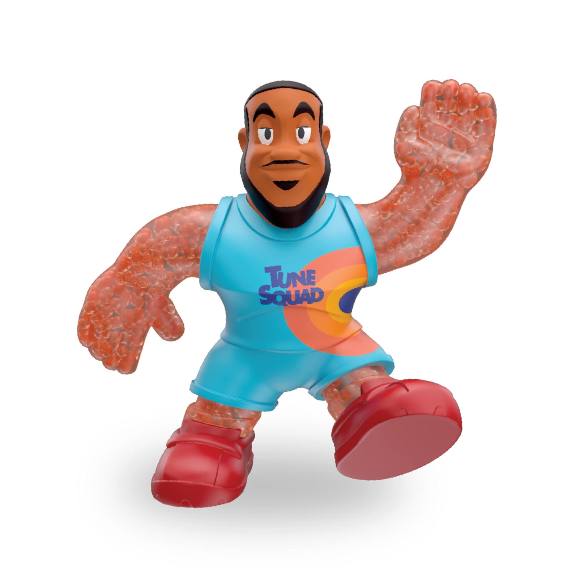 Moose Toys Heroes Of Goo Jit Zu - Space Jam: A New Legacy - 5' Stretchy Goo Filled Action Figure - Lebron James