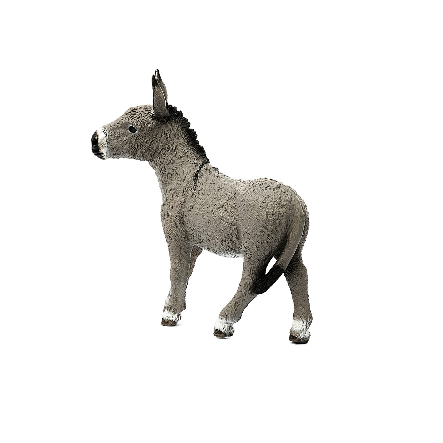Schleich Farm World Realistic Donkey Animal Figurine - Highly Detailed And Durable Farm Animal Toy, Fun And Educational Play For Boys And Girls, Gift For Kids Ages 3+