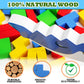 Wooden Tetra Tower Game,32 Pcs Wooden Stacking Toys, Balance Tower Game,Building Blocks Toy For 1 Players+ Family Games, Parties, Travel