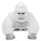 Zhongxin Made Albino Gorilla Plush Toy, Realistic Albino Gorilla Stuffed Animals 15In, Unique Forest Plushie Toys Model Dolls Collection For Kids