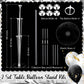 Kasyat 2 Sets Black Bow Birthday Party Decorations Black Bow Balloon Centerpieces for Tables Coquette Birthday Black and White B