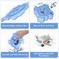 Xazastov Plastic Floor Puzzles For Kids With Airplane Toy Car, Puzzle Track Car Play Set, Educational Toys For 2 3 4 5 6 Year Ol