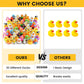 30 Pack Rubber Ducks In Bulk,Bozily Rubber Ducks Jeep Ducking Jeep Ducks For Ducking Assorted Rubber Ducks Bulk Shower Swimming