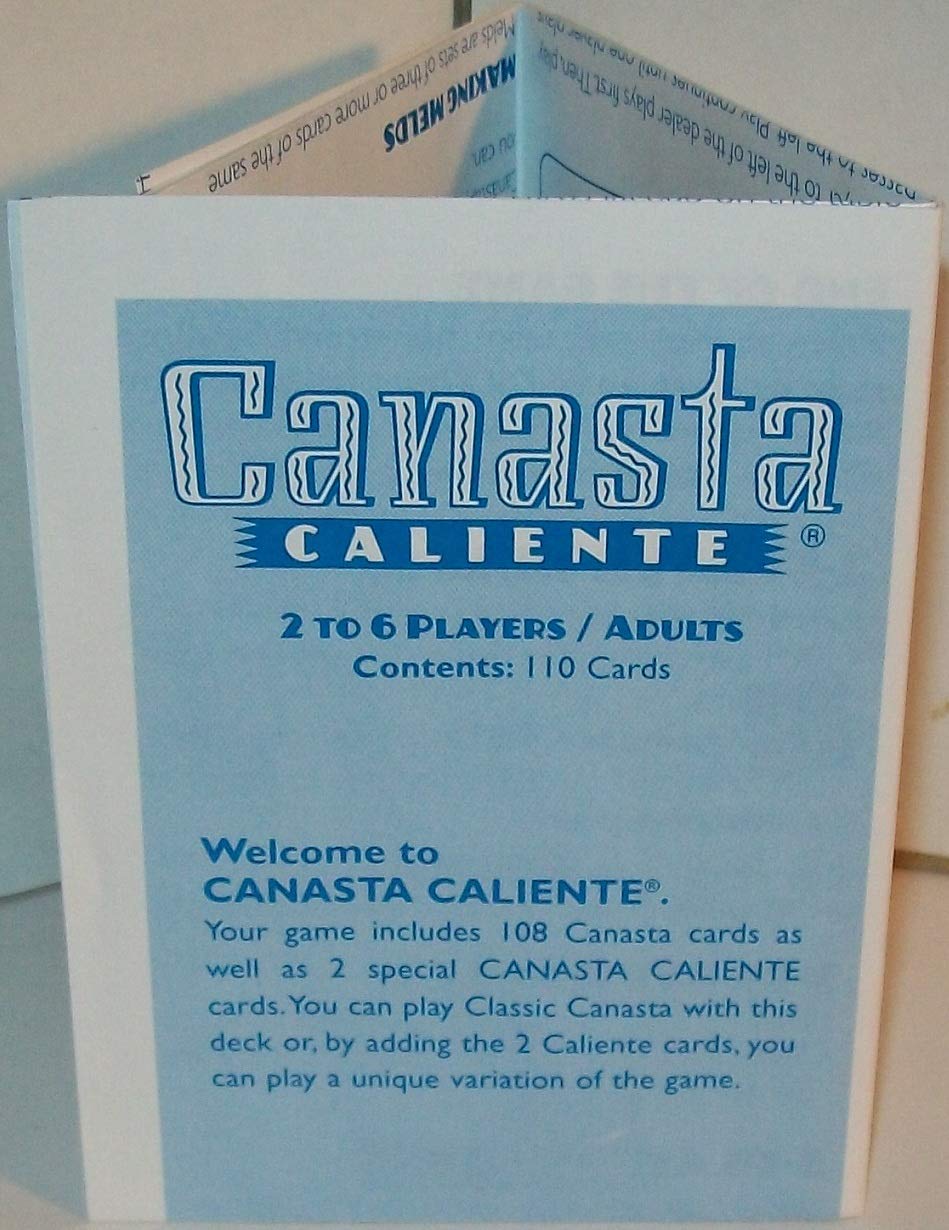 Hasbro Gaming Canasta Caliente Card Game - Model 40419 - Fun Family Game, Paper Material