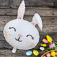 Hadckja Bunny Balloons Easter Balloons Rabbit Head Foil Balloons For Easter Themed Party Easter Bunny Birthday Party Supplies De