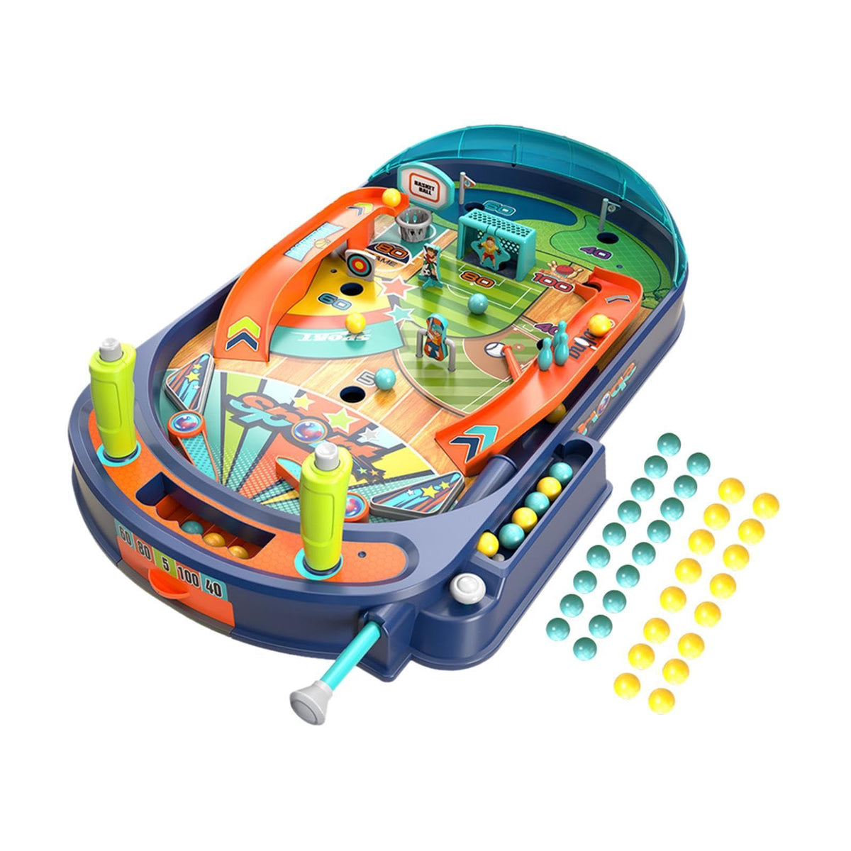 Bnf Pinball Machine Table Games Brain Training Game For Kids Boys Girls Children 48 Marblesbaby | Toys For Baby | Developmental 