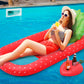 MoNiBloom Pool Float for mature-themed Inflatable Giant Floaties Strawberry Lake Rafts Fruit Swimming Floaty Summer Beach Ride-ons