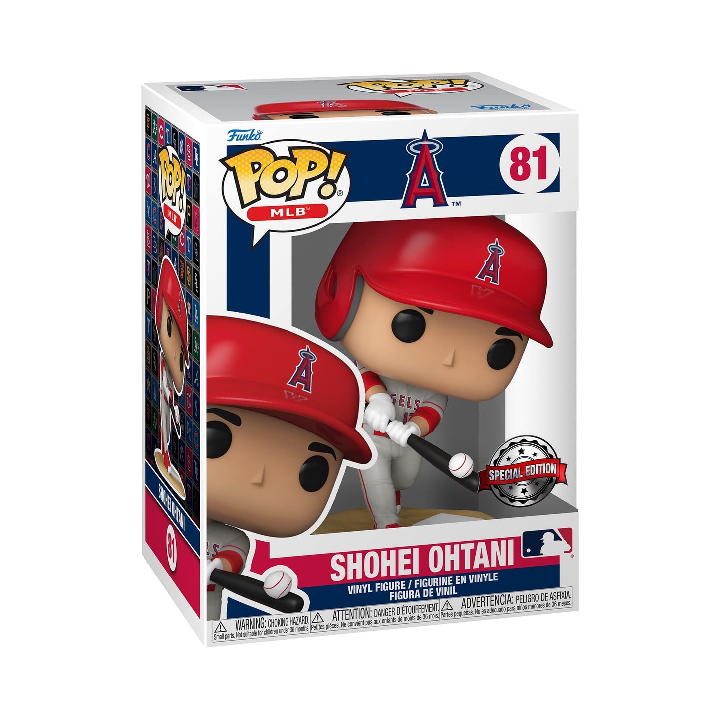 Funko Pop! MLB Shohei Ohtani (Alternate Jersey) - Vinyl, Multicolor, OS, Model 64172