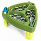 Simplay3 Seed To Sprout Raised Garden Planter, Kids Outdoor Kit With Garden Tools For Growing Flowers Or Vegetables, Green, Made In Usa